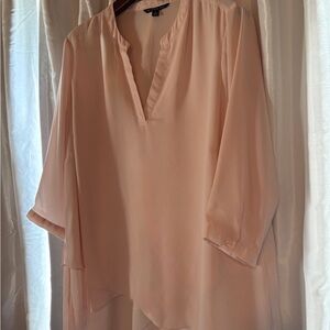Dreamy Zac & Rachel Soft Pink Layered Top Blouse